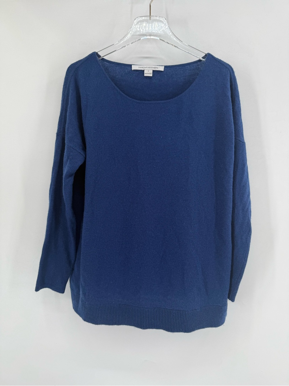 DIANE YON FURSTENBERG wool and cashmere blend sweater size medium